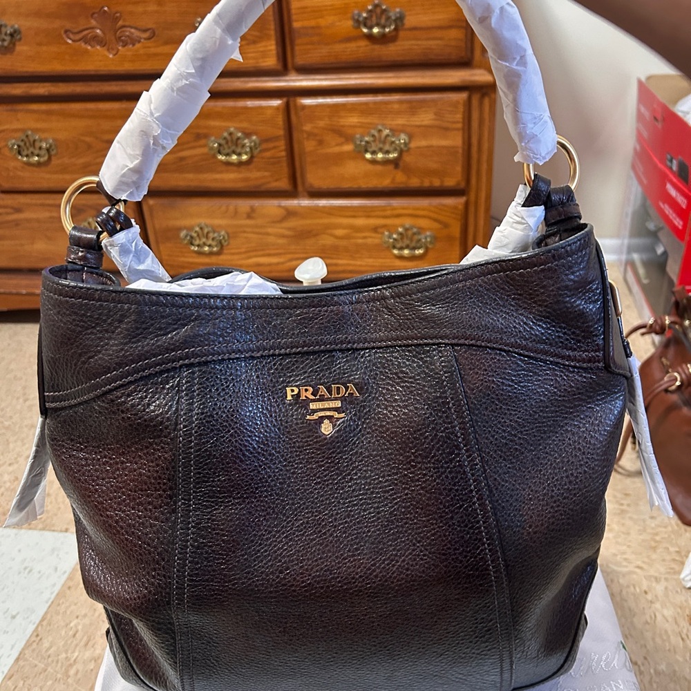 Prada Black Leather Women's Bag